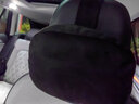 八牌（BAPAI）適用于奔馳邁巴赫款汽車(chē)頭枕載護頸枕抱枕車(chē)用腰枕頸椎護枕 大眾邁騰帕薩特CC途岳高爾夫探岳 頭枕【幻影黑】單個(gè)裝 曬單實(shí)拍圖