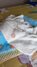 babycare兒童浴巾超柔吸水紗布新生嬰兒洗澡巾嬰兒 95*95-云端月亮兔 曬單實(shí)拍圖