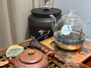 原食生活云南建水紫陶水缸家用大號儲水罐陶瓷茶水缸抽水式凈水缸彩填缸 玉蘭花水缸【10升抽水款】 曬單實拍圖