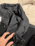 潮陣羽絨服男冬季日系復古潮牌加厚羽絨衣保暖寬松90白鴨絨面包服外套 黑色 2XL 曬單實拍圖