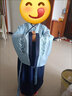 微曼小鹿 童裝漢服 男女童漢服女裙古風(fēng)唐裝中國風(fēng)古裝漢服 兒童漢服 609 藍色 130 曬單實拍圖