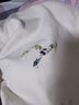 哈吉斯（HAZZYS）女裝秋季新款拼色LOGO休閑圓領(lǐng)活力衛(wèi)衣ABTSE0BCF03 白色WT XL (170/92A 42) 曬單實(shí)拍圖