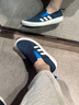 阿迪達斯 （adidas）男鞋 秋季新款低幫休閑鞋帆布鞋透氣懶人鞋輕便一腳穿戶(hù)外運動(dòng)鞋 3503/藍色/一腳穿/清風(fēng)透氣 41 曬單實(shí)拍圖