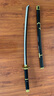 海賊王索隆三刀金屬武器模型道具刀武士刃木刀動(dòng)漫cos刀劍未開(kāi)刃 雪走 木刀款（上漆刃）竹制 曬單實(shí)拍圖