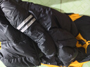 波司登（BOSIDENG）波司登沖鋒衣鵝絨男女同款情侶裝短款連帽加厚寬松外套 帕米爾黃3391 L 170/92A 曬單實(shí)拍圖