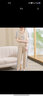 羅蒙（ROMON）中年媽媽夏裝運動(dòng)服套裝洋氣2025新款中老年女裝夏季套裝母親節 米色套裝 4XL （建議140-150斤） 曬單實(shí)拍圖