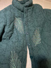 俞兆林（YUZHAOLIN）媽媽裝冬裝中老年女裝棉服外套加絨加厚棉襖中老年人服飾棉衣服 綠色 2XL （105-115斤） 曬單實(shí)拍圖