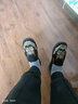 布舍元（BUSHEYUAN）中國風(fēng)刺繡牛筋底青年國潮鞋一腳蹬休閑開(kāi)車(chē)單鞋老北京布鞋男刺繡 曬單實(shí)拍圖