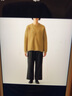 無印良品（MUJI）Labo 男女通用 可水洗 V領(lǐng)開衫 針織毛衣外套秋冬款 象牙色 L（175/92A） 曬單實拍圖