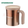星巴克（Starbucks）杯子 幸運金款桌面保溫杯 355ml 金色高顏值咖啡水杯七夕教師送禮 355ml桌面保溫杯 曬單實拍圖