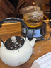 季慕家玻璃煮茶壺電陶爐套裝蒸煮一體大容量煮黑茶白茶專(zhuān)用燒水壺 煮茶壺+龍隱齋寶藍地云松電陶爐 1L以上 曬單實(shí)拍圖