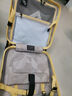新秀麗（Samsonite）【花開(kāi)系列】行李箱拉桿箱 女新款輕便登機旅行箱贈半透明箱套QV6 亮黃色-機長(cháng)箱 16英寸 【便捷登機，可疊靠大箱】 曬單實(shí)拍圖