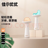 佳爾優(yōu)優(yōu)（garkoko）小月亮磨牙膠棒嬰兒牙膠寶寶咬膠出牙期硅膠防吃手四六個月以上 [推薦4個月+]止哭磨牙棒2支裝 曬單實拍圖