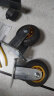 海斯迪克 高弹力低噪脚轮工业重型手推车轮5寸万向轮 实拍图