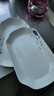 北歐簡(jiǎn)約ins餐具2個(gè)魚(yú)盤(pán)子家用陶瓷器盤(pán)子菜盤(pán)長(cháng)方形菜碟微波 相濡以沫27厘米魚(yú)盤(pán)2個(gè)2個(gè)小勺 曬單實(shí)拍圖