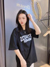 花花公子（PLAYBOY）短袖t恤男夏季新款寬松半袖百搭體.恤ins韓版學(xué)生情侶衣服潮港風(fēng) 【兩件裝】T904白色+T639黑色 L 建議90-110斤 曬單實(shí)拍圖
