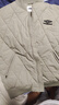 茵寶（Umbro）棉服棒球服秋冬新款風(fēng)衣復古菱形格棉襖外套加厚保暖夾克 麥綠卡其 XL 曬單實(shí)拍圖