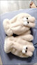 暢印七夕可愛(ài)立體卡通手套冬季保暖加絨毛茸茸學(xué)生可掛脖騎行防風(fēng)防寒 白色兔子帶掛繩 均碼 曬單實(shí)拍圖