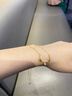 中國黃金（CHINA GOLD）黃金吊墜一路有你項(xiàng)鏈女5G黃金鹿角套七夕情人節(jié)禮物送女朋友老婆 一路鹿角項(xiàng)鏈【5G套鏈】約3.3g 曬單實(shí)拍圖