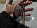 創(chuàng  )勛（CHUANGXUN）凱迪拉克xt5鑰匙套xt4包atsl套xt6殼ct4ct5ct6車(chē)扣gt4 ctsxts銳歌 B款刀鋒【灰皮】+【灰色扣帶】 . 曬單實(shí)拍圖
