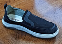 強人布鞋透氣輕便特大碼男鞋一腳蹬平底休閑鞋 JDA87549 黑色 45碼 曬單實(shí)拍圖