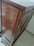 茂芝紅木家具非洲花梨【學(xué)名：刺猬紫檀】全實(shí)木中式新中式鞋柜三門(mén)鞋架素面簡(jiǎn)約高鞋柜 三門(mén)鞋柜【106*36*118cm】 曬單實(shí)拍圖