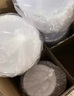 沉弗一次性碗圓形打包盒帶蓋飯盒外賣(mài)快餐盒食品級泡面碗筷塑料湯碗 800ml圓形透明50套 曬單實(shí)拍圖