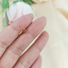 恩久黃金耳環(huán)男足金耳圈嘻哈酷帥養耳洞耳釘素圈睡覺(jué)免摘款女高級真金 [單只]圓珠耳釘(約0.28g) 曬單實(shí)拍圖