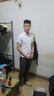 帝創(chuàng)者短袖襯衫男純色夏季休閑青年商務修身潮流薄款襯衣服男裝上衣 黑色+深藍 （2件襯衫） XXL（體重145斤左右） 曬單實拍圖
