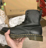 馬?。―R.MARTENS）1460 Virginia英倫風(fēng)男女款早秋荔枝紋軟皮馬丁靴 黑色 41 曬單實(shí)拍圖