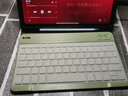 B.O.W航世 HB032 可充電無(wú)線(xiàn)三藍牙鍵盤(pán)鼠標套裝筆記本電腦外接平板ipad專(zhuān)用手機靜音便攜迷你超薄鍵盤(pán) 牛油果綠【三藍牙鍵盤(pán)】 充電版 三藍牙（3.0/5.0） 曬單實(shí)拍圖