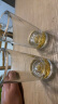 青苹果金箔水晶玻璃酒具套装高档白酒杯分酒器二两杯6只家用饭店用 实拍图