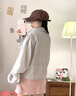 ELLE【UPF50+防曬服】抽繩防曬外套女25夏防紫外線短款戶外防曬衣 淺灰 M 曬單實拍圖
