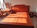 一善一品 紅木家具 緬甸花梨（學(xué)名：大果紫檀）實(shí)木大床雙人床臥室家具中式仿古婚床國潮大戶(hù)型 選紋路預付款 款清發(fā)貨 曬單實(shí)拍圖