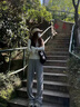 DXOT韓系灰色闊腿褲女春秋2025新款窄版直筒寬松顯瘦休閑褲運(yùn)動衛(wèi)褲女 淺灰色 M 建議 96-105斤 曬單實拍圖
