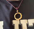 周生生男士禮物 古法黃金項鏈 竹節足金鏈  92241Z計價(jià)10.35克 曬單實(shí)拍圖