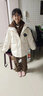 童榜女童羽絨服冬裝新款女孩保暖羽絨外套中大童學(xué)生冬季加厚中長(cháng)款 米白色 2285羽絨服 此款偏大 160建議身高155-160CM 曬單實(shí)拍圖