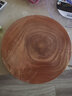 木旭越南桃花心木砧板實(shí)木菜板圓形切菜板廚房占板芯木面板整木菜墩 直徑x厚度=39X5CM（四口之家） 曬單實(shí)拍圖
