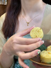 傾愛(ài)黃金項鏈女款竹節竹葉999足金吊墜時(shí)尚首飾中秋禮物送女友 竹節黃金吊墜+925銀鏈 曬單實(shí)拍圖