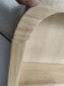 意米之恋实木床多功能北欧双人床厚板带夜灯储物床 框架款 1.2m*2m JX-09 实拍图