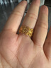 六福珠寶足金皇冠蕾絲黃金戒指女款閉口戒送禮 計價(jià) GDG40080 15號-7.26克(含工費1082元) 曬單實(shí)拍圖