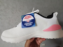 斯凱奇女士運動(dòng)鞋秋冬季新款網(wǎng)面透氣跑步鞋輕便防滑女鞋增高休閑鞋子女 【店長(cháng)推薦】白色/粉紅色-WBPK 37 曬單實(shí)拍圖