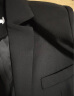 卡度顿 西服套装男三件套修身商务西装职业正装外套男新郎伴郎结婚礼服 黑色(外套+西裤+马甲+衬衫) 5XL【171-185斤】+7件礼品 晒单实拍图