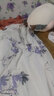 Lauaird 胖mm加肥加大碼300斤寬松連衣裙女夏季胖MM新款洋氣減齡中長裙女 069藍(lán)色花 7XL 建議200-220斤 曬單實拍圖