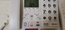 中诺（CHINO-E）C219电话机座机老人办公家用大声音大铃声大按键固定电话语音报号 白色 实拍图