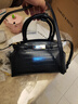 CHARLES&KEITH時(shí)尚鱷魚(yú)紋手提凱莉包包女包生日禮物CK2-30782470-1CK2-30782470-1藏青色中包 曬單實(shí)拍圖