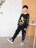 皮爾卡丹（pierre cardin）兒童衛(wèi)衣套裝8-9歲童裝5男童長袖春秋裝6街舞衣服7洋氣時(shí)髦13帥 黑色 收藏+項(xiàng)鏈 120 適合身高1米1左右 曬單實(shí)拍圖