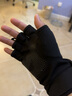 恒智佳電加熱手套男女USB充電雙面發(fā)熱半指手套保暖防寒冬季騎行神器 半指-黑色 M 曬單實(shí)拍圖