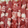 蒙羊煌（MENGYANGHUANG）國產(chǎn)原切羊肉串新鮮羊肉半成品烤肉串戶外BBQ燒烤食材冷凍 生鮮 羊肉串 凈重650g/50串 曬單實(shí)拍圖