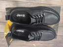 Jeep吉普休閑皮鞋男春季新款軟底男士商務(wù)正裝鞋黑色英倫風(fēng)新郎結婚鞋 黑色【標準皮鞋碼】 41 曬單實(shí)拍圖